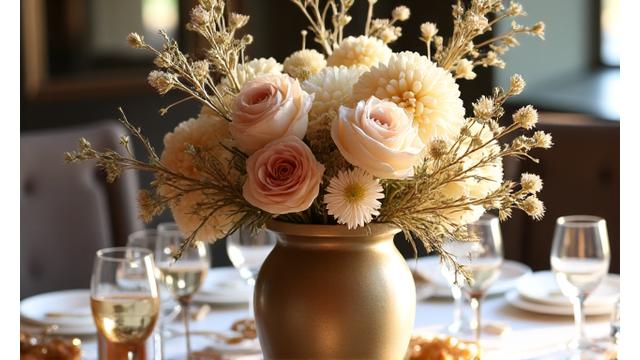 結婚式やイベント向けのラスティックアレンジメントのギャラリー